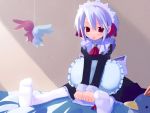   blush disgaea elf loli maid short_hair thigh_highs  