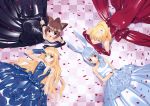   alice_(wonderland) alice_in_wonderland animal_ears rabbit_ears chesire_cat dress march_hare queen_of_hearts ueda_ryo  