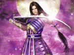  armor long_hair male mitsuhide_akechi signed sword 