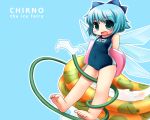  cirno school_swimsuit swimsuit touhou yuunon 