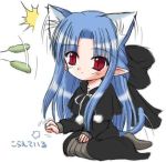   blush catgirl dress long_hair ren tail type_moon  