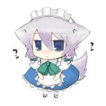  animal_ears bad_id chibi dog_ears dog_tail evangelline hairband inu_sakuya izayoi_sakuya lowres maid tail touhou 