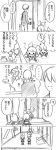  chibi comic door kagamine_len kagamine_rin miniboy minigirl monochrome siblings translation_request twins vocaloid 
