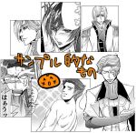  4boys artist_request blush bow clovis_la_britannia code_geass green_hair jeremiah_gottwald lelouch_lamperouge male manly mask monochrome nude orange schneizel_el_britannia source_request sparkle surprise sweat translation_request yaranaika 