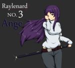  anjou armored_core armored_core_4 girl long_hair purple_hair sword 