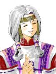   closed_eyes haswar_falenas long_hair silver_hair smile suikoden suikoden_v y  