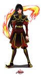  avatar avatar:_the_last_airbender avatar_the_last_airbender azula belt black_armor black_hair character_name element_bending fire hair_over_one_eye highres long_hair mokking nickelodeon puffy_sleeves pyrokinesis sharp_nails solo tears yellow_eyes 