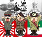  adolf_hitler airplane battleship benito_mussolini germany hat italy japan nazi swastika sword tank tojo_hideki uniform wwii 