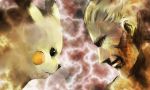  battle crossover electricity metal_gear_solid pikachu pokemon volgin 