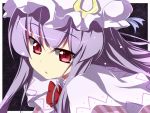  hat long_hair patchouli_knowledge purple_hair red_eyes touhou 