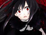  akemi_homura black_hair dress long_hair mahou_shoujo_madoka_magica red_eyes spoilers 