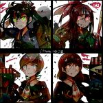  4girls blood blood_on_face chitose_(kantai_collection) chiyoda_(kantai_collection) itomugi-kun kantai_collection multiple_girls tagme tears zuihou_(kantai_collection) zuikaku_(kantai_collection) 