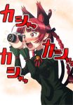  1girl :3 animal_ears blood blush braid camera cat_ears cat_tail extra_ears fang highres kaenbyou_rin kezune_(i-_-i) multiple_tails nosebleed open_mouth pointy_ears redhead smile solo tail touhou twin_braids 