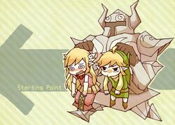  armor blonde_hair carrying gloves hat link nintendo pointy_ears spirit_tracks teijiro the_legend_of_zelda toon_link 