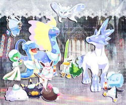  aurorus candle christmas church closed_eyes closed_mouth commentary_request eiscue eiscue_(ice) english_text frosmoth gardevoir glastrier highres holding holding_candle holding_stick lapras merry_christmas open_mouth pincurchin pokemon pokemon_(creature) pokemon_focus pyukumuku samsung_(yuzuikka) sirfetch'd snom snowflake_print stick vivillon vivillon_(icy_snow) wigglytuff 