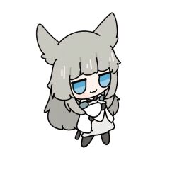 1girl animated_gif arknights arknights:_endfield dancing fortnite long_hair nepnepping perlica_(arknights)