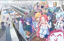  >_< 6+girls absurdres after-school_sweets_club_(blue_archive) airi_(blue_archive) akane_(blue_archive) akari_(blue_archive) animal_ear_headphones animal_ears aqua_halo aris_(blue_archive) arona_(blue_archive) aru_(blue_archive) asuna_(blue_archive) atsuko_(blue_archive) ayane_(blue_archive) azusa_(blue_archive) black_hair black_suit_(blue_archive) blonde_hair blue_archive blue_hair cat_ear_headphones cat_ears character_request cheek_pinching chihiro_(blue_archive) chise_(blue_archive) cleaning_&amp;_clearing_(blue_archive) closed_eyes collarbone commentary donggang17 doodle_sensei_(blue_archive) erika_(blue_archive) escalator everyone eyes_visible_through_hair fake_animal_ears foreclosure_task_force_(blue_archive) forehead game_development_department_(blue_archive) genryumon_member_(blue_archive) gourmet_research_society_(blue_archive) green_halo grin hair_between_eyes halo hanae_(blue_archive) hanako_(blue_archive) hare_(blue_archive) haruka_(blue_archive) haruna_(blue_archive) hasumi_(blue_archive) hat headphones hifumi_(blue_archive) highres hina_(blue_archive) hinata_(blue_archive) hoshino_(blue_archive) ibuki_(blue_archive) ichika_(blue_archive) iroha_(blue_archive) izumi_(blue_archive) izuna_(blue_archive) junko_(blue_archive) kaiser_pmc_director_(blue_archive) kaiser_pmc_director_(hawaii)_(blue_archive) karin_(blue_archive) kayoko_(blue_archive) kazusa_(blue_archive) kirara_(blue_archive) kisaki_(blue_archive) koharu_(blue_archive) korean_commentary kotama_(blue_archive) koyuki_(blue_archive) long_hair long_hair_between_eyes looking_at_viewer low-tied_sidelocks make-up_work_club_(blue_archive) maki_(blue_archive) makoto_(blue_archive) mari_(blue_archive) midori_(blue_archive) mika_(blue_archive) mine_(blue_archive) misaki_(blue_archive) momoi_(blue_archive) multicolored_hair multiple_girls mutsuki_(blue_archive) nagisa_(blue_archive) natsu_(blue_archive) neru_(blue_archive) noa_(blue_archive) nonomi_(blue_archive) open_mouth orange_halo people pinching pink_hair pink_halo plana_(blue_archive) pleated_skirt power_symbol problem_solver_68_(blue_archive) purple_hair rectangular_halo red_hair reisa_(blue_archive) remedial_knights_(blue_archive) rio_(blue_archive) sakurako_(blue_archive) seia_(blue_archive) seminar_(blue_archive) sensei_(blue_archive) serika_(blue_archive) serina_(blue_archive) shimiko_(blue_archive) shiroko_(blue_archive) shirt short_hair siblings sidelocks sisterhood_(blue_archive) sisters skirt smile sora_(blue_archive) tea_party_(blue_archive) toki_(blue_archive) train train_station tsubaki_(blue_archive) tsurugi_(blue_archive) twins two-tone_hair ui_(blue_archive) v veritas_(blue_archive) very_long_hair violet_eyes wakamo_(blue_archive) waving white_hair yoshimi_(blue_archive) yuuka_(blue_archive) yuzu_(blue_archive) 