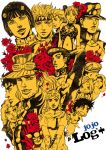  bruno_bucciarati bud_(korovsme) caesar_anthonio_zeppeli flower giorno_giovanna graphite_(medium) gyro_zeppeli higashikata_daiya higashikata_jousuke highres hirose_yasuho johnny_joestar jojo_no_kimyou_na_bouken jojolion jonathan_joestar joseph_joestar_(young) kuujou_jolyne kuujou_joutarou robert_eo_speedwagon stand_(jojo) steel_ball_run traditional_media tusk_(stand) 