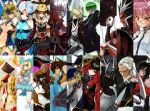  6+girls animal_ears animal_hood arakune blazblue blonde_hair cat_hood glasses gond green_hair hakumen hazama hood iron_tager jin_kisaragi jubei_(blazblue) kokonoe litchi_faye_ling makoto_nanaya mask mu-12 multiple_boys multiple_girls noel_vermillion nu-13 pink_hair platinum_the_trinity rachel_alucard ragna_the_bloodedge redhead ribbon silver_hair squirrel_ears taokaka tsubaki_yayoi valkenhayn_r_hellsing 