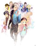  5boys 5girls alvin_(tales_of_xillia) elise_lutas elise_lutus elle_mel_martha fujishima_kousuke gaias gaius_(tales_of_xillia) inomata_mutsumi jude_mathis leia_roland ludger_will_kresnik lulu_(tales_of_xillia_2) milla_maxwell multiple_boys multiple_girls muse_(tales_of_xillia) official_art okumura_daigo rowen_j._ilbert tales_of_(series) tales_of_xillia tales_of_xillia_2 tipo_(xillia) tippo 