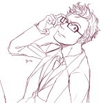  1boy armkreuz doctor_who glasses male tagme tenth_doctor 