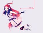  android bad_id belt boots dress earmuffs gloves hand_on_earmuffs hand_on_headphones headphones headset hood kneehighs mig_(36th_underground) miki_(vocaloid) red_eyes red_hair redhead robot_joints sf-a2_miki smile socks solo star striped striped_gloves striped_kneehighs vocaloid wrist_cuffs 