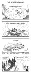  4koma comic food funny krabby original pokemon psyduck remoraid temp_(artist) translated 