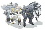  armored_core armored_core:_for_answer armored_core_4 chibi group mecha white_glint 