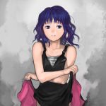  hikari_(pokemon) minamine_kei pokemon purple_hair skirt skirt_lift 