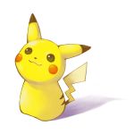  chibi no_humans pikachu pokemon pokemon_(creature) riku_(me-in) shadow white_background 