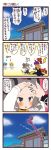  4koma comic dei_shirou dekopin forehead highres hijiri_byakuren kawashiro_nitori kirisame_marisa multiple_girls nazrin orenji_zerii touhou translation_request 