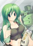  armored_core armored_core:_for_answer girl green_hair may_greenfield mecha merrygate towel 