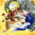  closed_eyes durahan everyone fushisha_o gali golem_(monster_farm) golem_(monster_rancher) grey_wolf happy hare_(monster_farm) hare_(monster_rancher) henger highres holly_(monster_farm) holly_(monster_rancher) lilim_(monster_farm) lilim_(monster_rancher) mocchi_(monster_farm) mocchi_(monster_rancher) monster_farm monster_rancher naga_(monster_farm) naga_(monster_rancher) pixie_(monster_farm) pixie_(monster_rancher) sakura_genki smile suezo tiger_(monster_farm) tiger_(monster_rancher) 