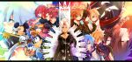  4girls 6+boys aqua_(kingdom_hearts) axel blonde_hair blue_eyes blue_hair brown_hair chain_necklace cloak closed_eyes dark_skin disney donald_duck food gloves goofy green_eyes highres ice_cream inazume-panko kairi keyblade kingdom_hearts kingdom_hearts_3d_dream_drop_distance lea_(kingdom_hearts) mickey_mouse multiple_boys multiple_girls namine redhead riku roxas shield short_hair silver_hair sketchbook sora_(kingdom_hearts) spoilers staff terra_(kingdom_hearts) ventus xehanort xion_(kingdom_hearts) yellow_eyes young_master_xehanort 