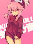  hat jakuzure_nonon kill_la_kill pink_eyes pink_hair saikachi_(ogre_tree) track_suit 