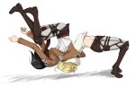  2girls annie_leonhardt german_suplex mikasa_ackerman multiple_girls shingeki_no_kyojin suplex tagme yaya_(y8ay8a) 