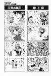  4koma aizawa_yuuichi amano_mishio comic highres kanon komowata_haruka minase_nayuki monochrome translated 