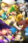  4girls 5boys ahoge animal_ears blazblue blazblue_phase_0 blonde_hair cat_ears cat_tail celica_a_mercury fish glasses green_eyes hakumen hood hoodie jubei_(blazblue) konoe_a_mercury multiple_boys multiple_girls nu-13 nude pink_hair ragna_the_bloodedge red_eyes rikorikorikosu silver_hair tail trinity_glassfield valkenhayn_r_hellsing yellow_eyes yuuki_terumi 