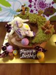  birthday_cake cake chocolate food hanzoo jojo_no_kimyou_na_bouken jojolion no_humans photo soft_&amp;_wet stand_(jojo) 