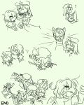  bad_id comic flandre_scarlet hong_meiling izayoi_sakuya koakuma marisu monochrome patchouli_knowledge remilia_scarlet touhou 