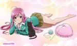  akashiya_moka black_cat blush legs long_hair miniskirt pink_hair rosario+vampire school_uniform skirt smile 