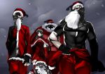  beard christmas onigunsou original santa_claus santa_costume snow 