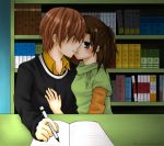  brother_and_sister death_note incest kiss yagami_light yagami_sayu 