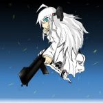  armored_core armored_core:_for_answer girl gun long_hair mecha_musume white_glint white_hair 