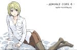  armored_core armored_core:_for_answer armored_core_4 blonde_hair book fiona_jarnefeldt formal girl pantyhose short_hair 