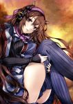  absurdres brown_eyes brown_hair character_request headphones highres looking_at_viewer open_mouth pokimari senjou_no_valkyria tagme thigh-highs undressing 
