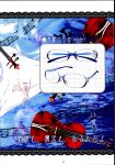  blue-framed_glasses glasses highres instrument mahou_shoujo_madoka_magica nabeshima_tetsuhiro violin 