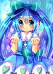  1girl blue_eyes blue_hair chocolat_(momoiro_piano) long_hair original solo twintails 