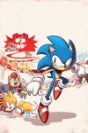  amy_rose blue_eyes bunnie_rabbot character_request cover cover_page dr._eggman everyone gloves green_eyes knuckles_the_echidna miles_prower official_art open_mouth sally_acorn shadow_the_hedgehog signature sonic sonic_the_hedgehog tyson_hesse 