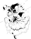  couple dress gothic_lolita hat iori_junpei lolita_fashion long_hair monochrome persona persona_3 school_uniform yoshino_chidori 